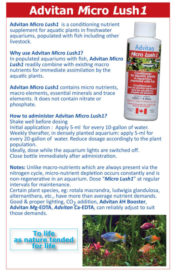 Advitan, Micro Lush 1, Why use Advitan, improve livestock, Ontario supplier, global shipper, Advitan, Coralline Algae, Corallite, Corallum, Cyrptic, Cured Live Rock, Curing Live Rock